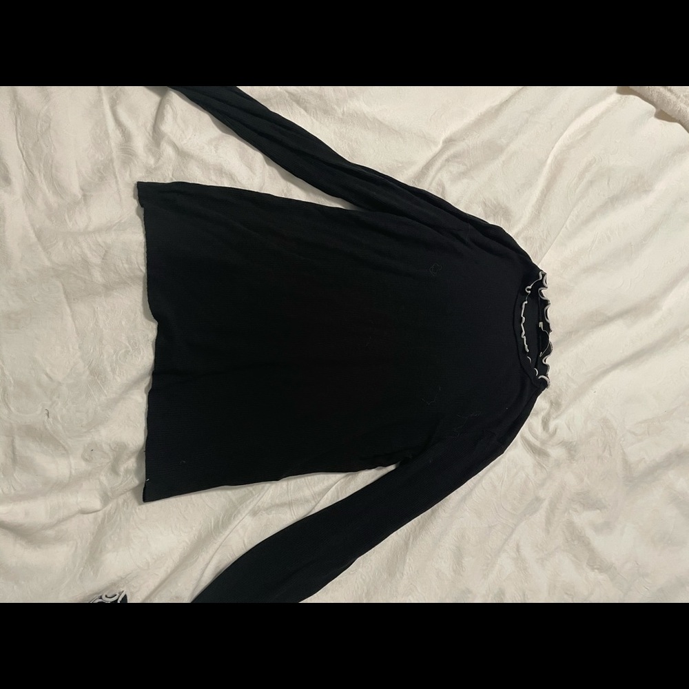 mockneck long sleeved shirt